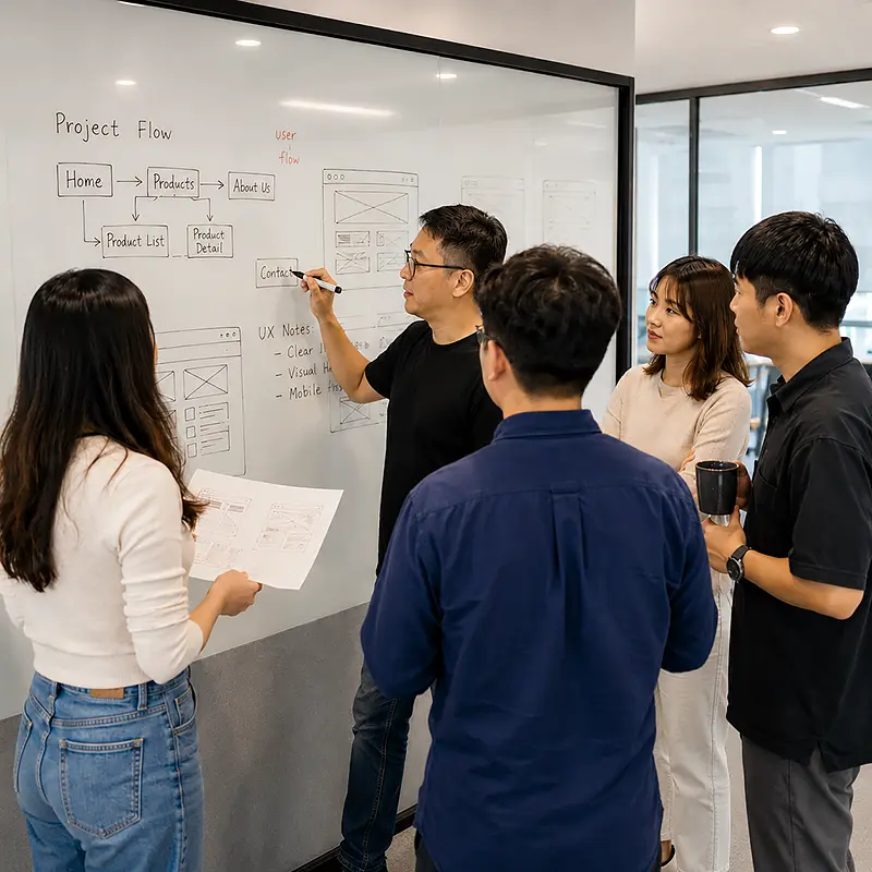 網站專案規劃文件與設計稿