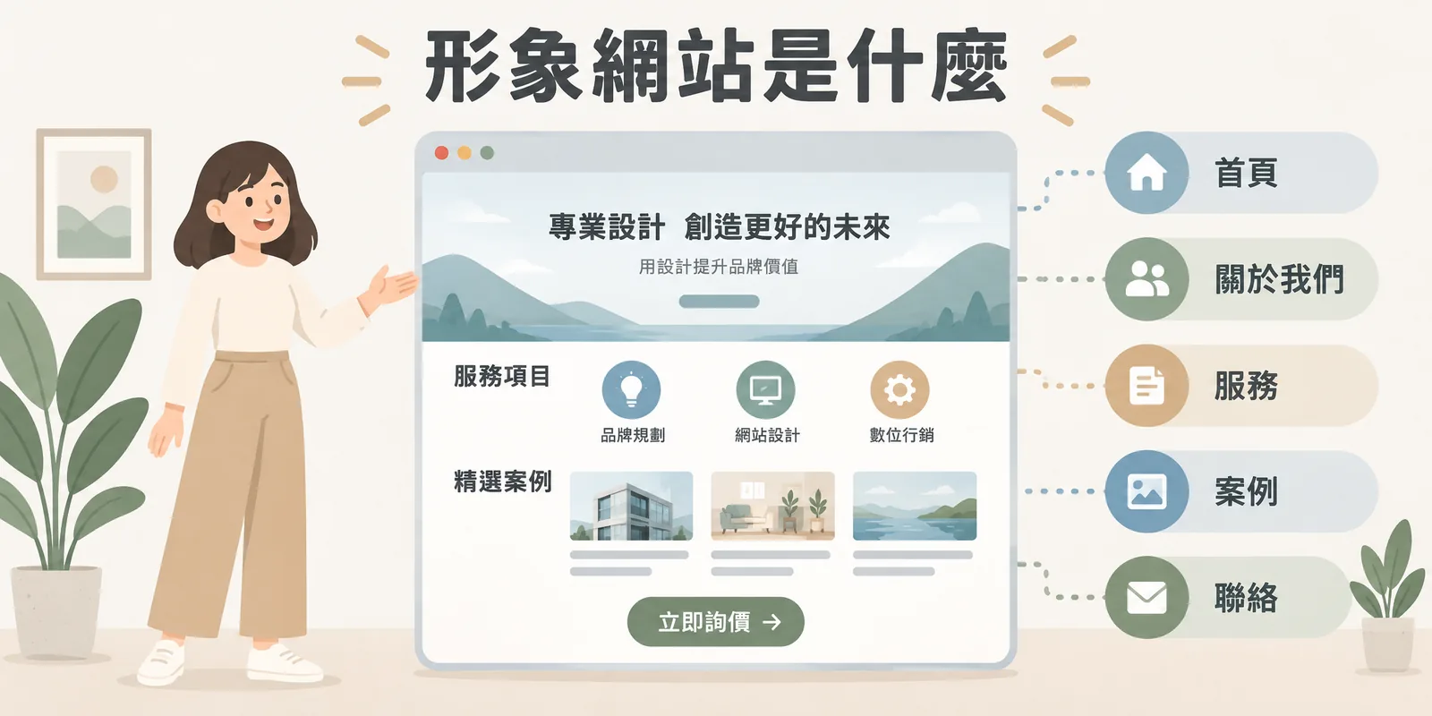 形象網站是什麼？必要頁面、製作流程與費用