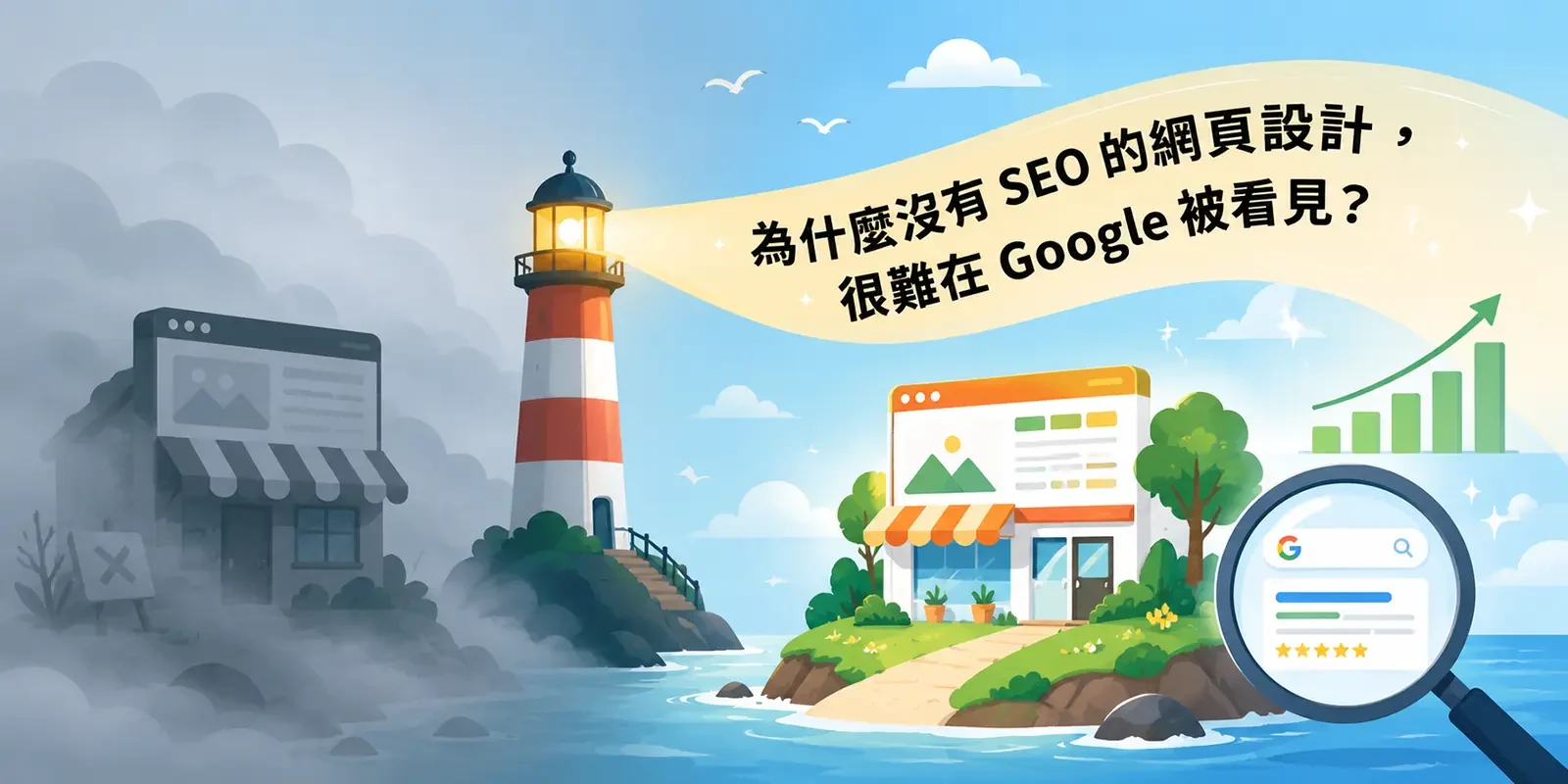 為什麼沒有 SEO 的網頁設計，很難在 Google 被看見？