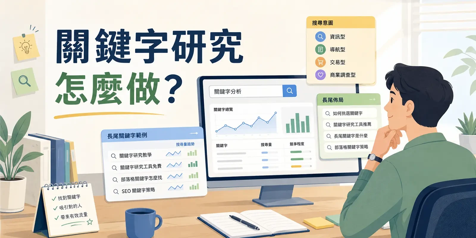 關鍵字研究怎麼做? 從搜尋意圖到長尾佈局完整指南