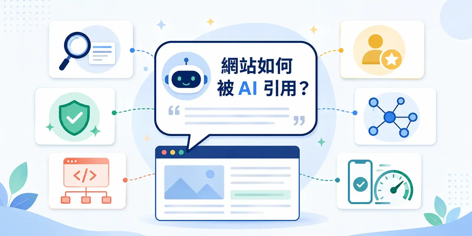 網站如何被 AI 引用？6 個讓 ChatGPT 與 Google AI Overview 認可的內容訊號