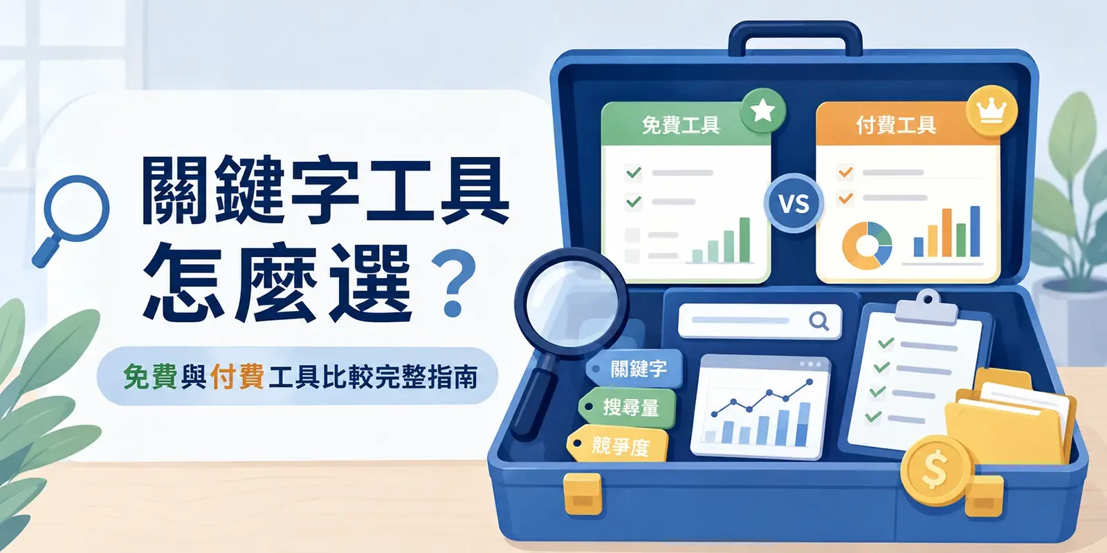 關鍵字工具怎麼選？免費與付費工具比較完整指南