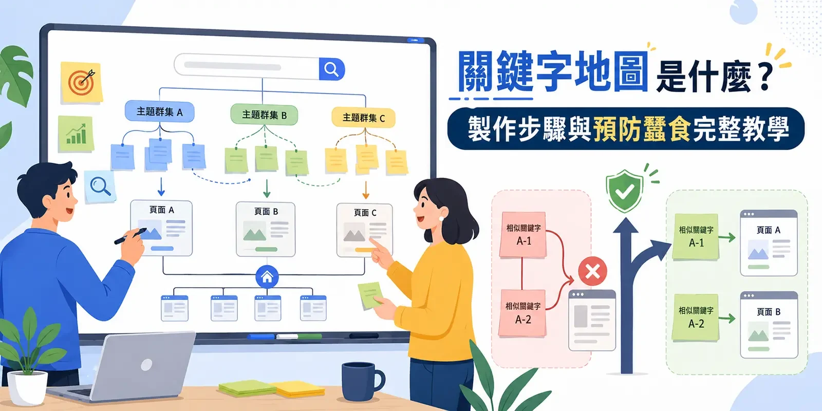 關鍵字地圖是什麼？製作步驟與預防蠶食完整教學