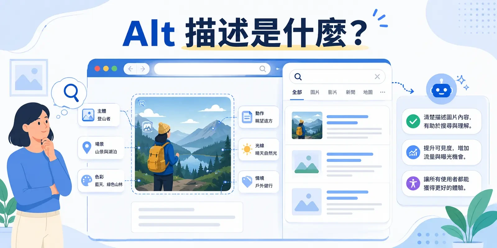 Alt 描述是什麼? Alt Text 正確寫法、SEO 影響與 AI 搜尋時代圖片優化指南