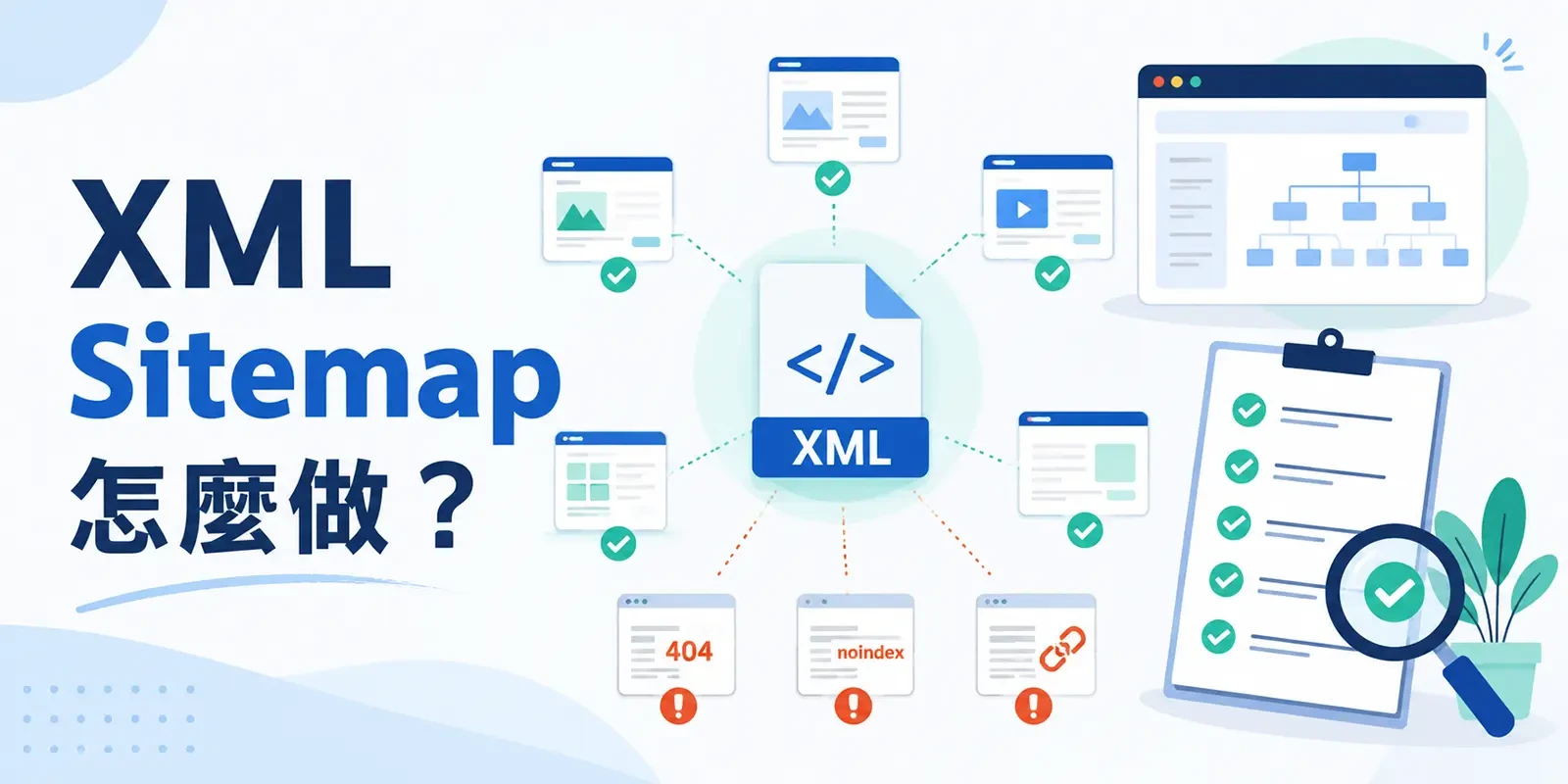 XML Sitemap 怎麼做？格式規範、提交 GSC 與 11 個常見錯誤