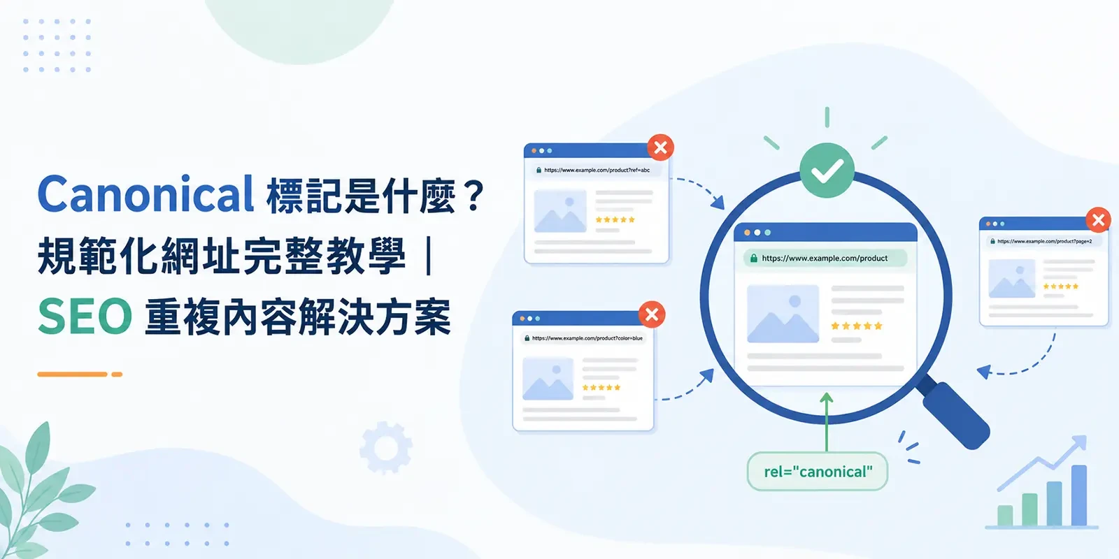 Canonical 標記是什麼?規範化網址完整教學|2026 SEO 重複內容解決方案