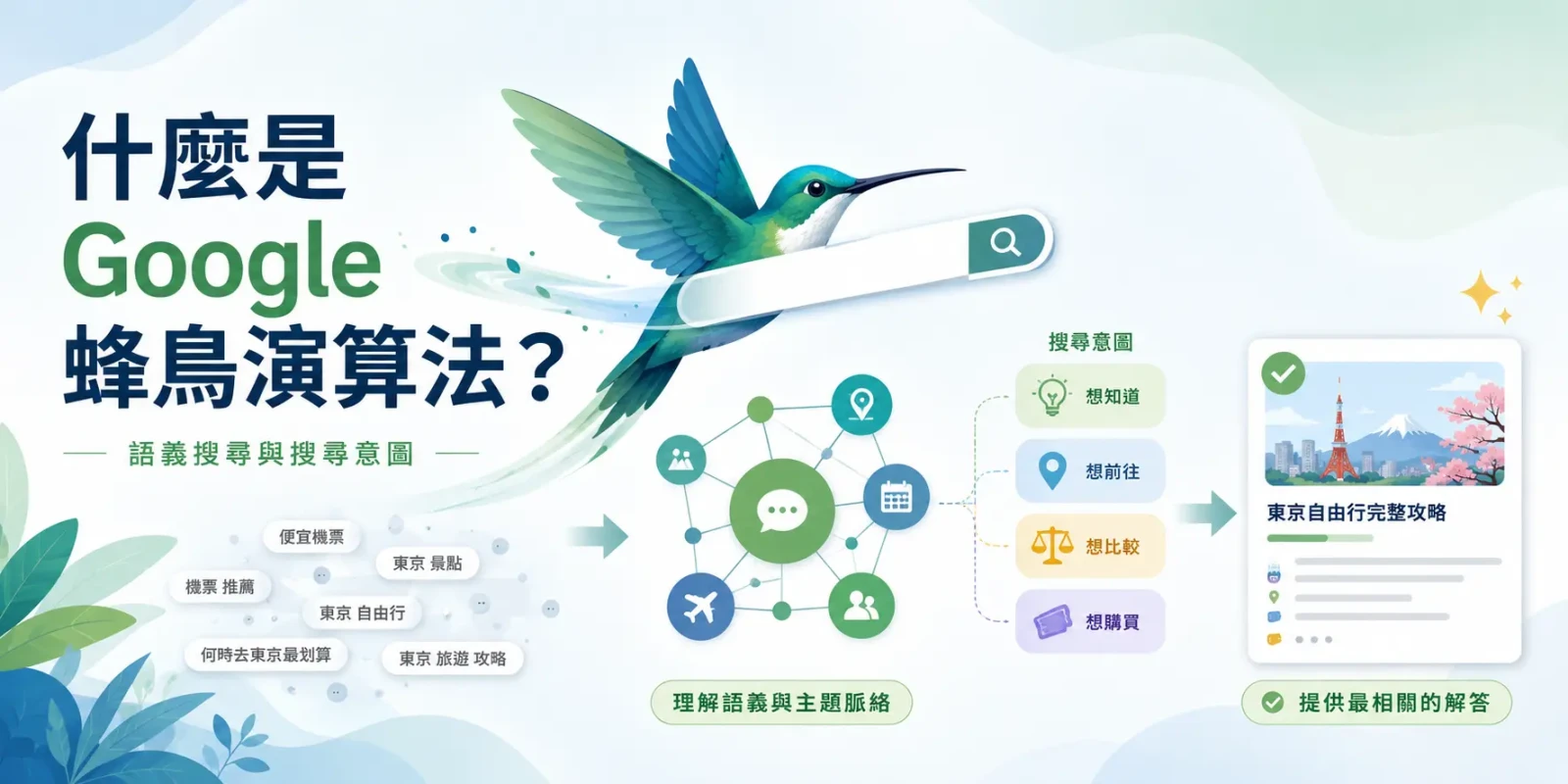 什麼是 Google 蜂鳥演算法？深入解析語義搜尋與搜尋意圖