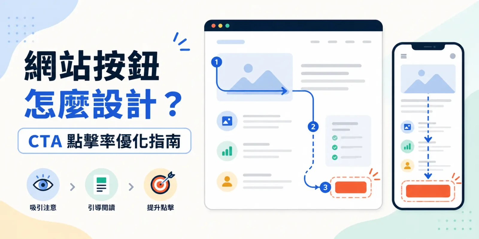 網站按鈕怎麼設計？CTA 點擊率優化指南